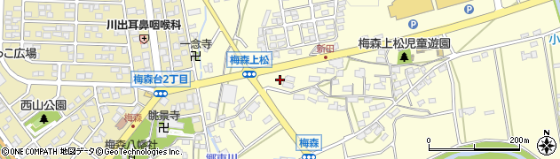 愛知県日進市梅森町上松619周辺の地図