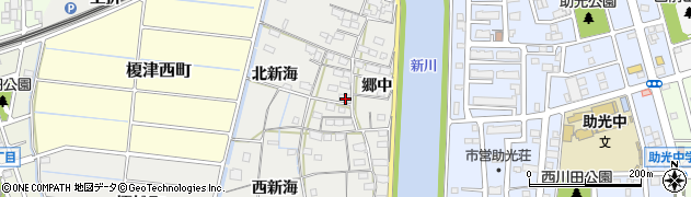 愛知県名古屋市中川区富田町大字榎津郷中1716周辺の地図
