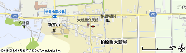 兵庫県丹波市柏原町大新屋周辺の地図