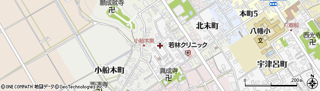 滋賀県近江八幡市新栄町18周辺の地図