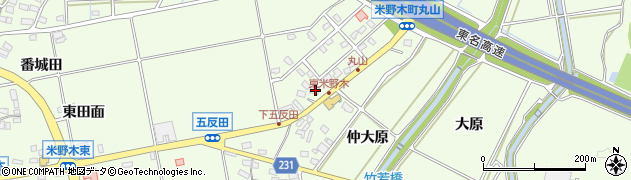 愛知県日進市米野木町丸山132周辺の地図