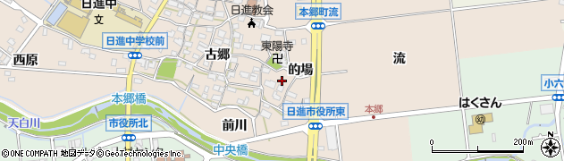 愛知県日進市本郷町古郷1299周辺の地図
