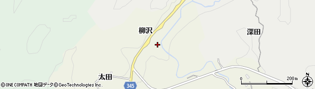 愛知県豊田市成合町（柳沢）周辺の地図