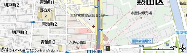 名古屋比々野郵便局 ＡＴＭ周辺の地図
