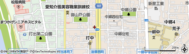 名古屋中郷郵便局 ＡＴＭ周辺の地図