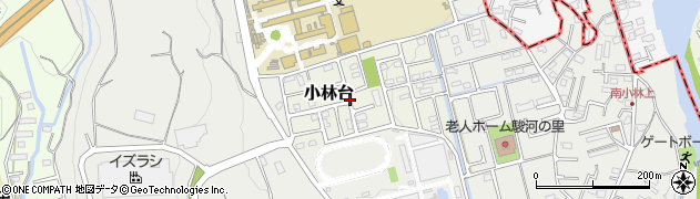 静岡県沼津市小林台周辺の地図