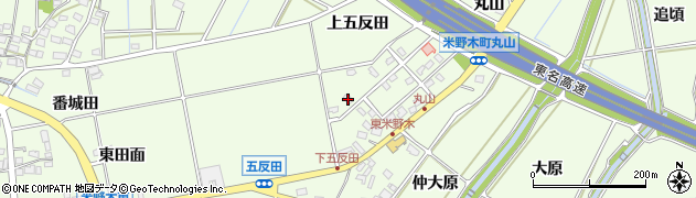 愛知県日進市米野木町丸山170周辺の地図