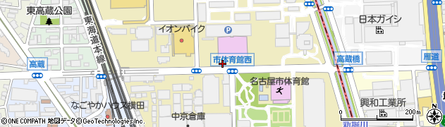 愛知県名古屋市熱田区六野周辺の地図