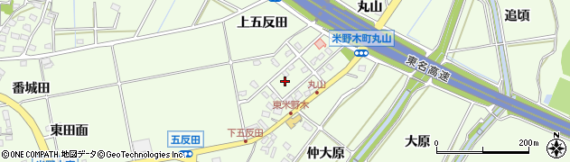 愛知県日進市米野木町丸山159周辺の地図