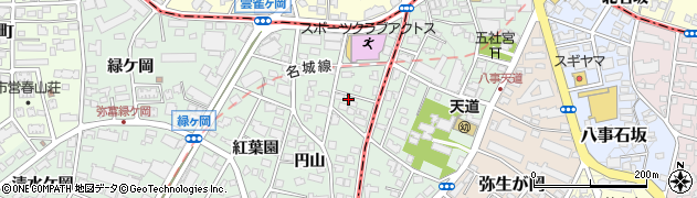 愛知県名古屋市瑞穂区彌富町円山33周辺の地図