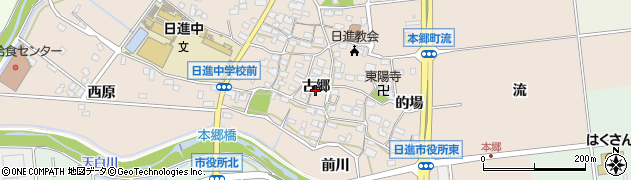 愛知県日進市本郷町古郷1311周辺の地図