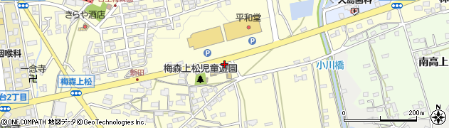 愛知県日進市梅森町上松285周辺の地図