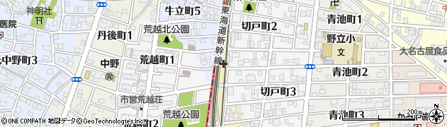 愛知県名古屋市熱田区野立町平治ヶ池周辺の地図