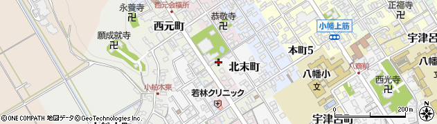 滋賀県近江八幡市西元町7周辺の地図