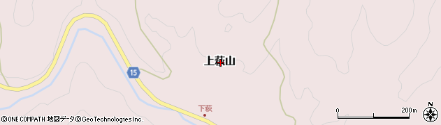 鳥取県日野郡日南町上萩山周辺の地図