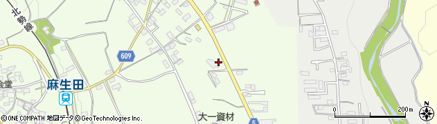 ニイミクリーニング麻生田店周辺の地図