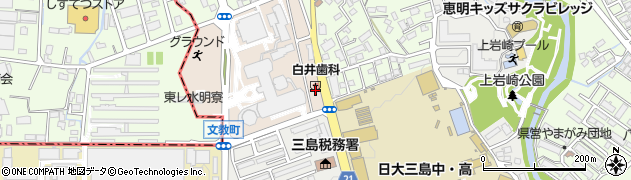 はんこ倶楽部　三島駅北いちょう並木店周辺の地図