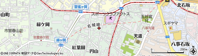 愛知県名古屋市瑞穂区彌富町円山28周辺の地図