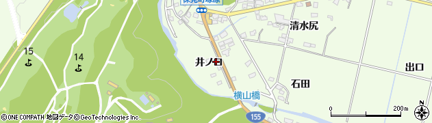 愛知県豊田市保見町（井ノ口）周辺の地図