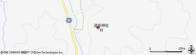 島根県雲南市掛合町波多346周辺の地図
