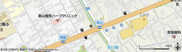 山岡家富士店周辺の地図