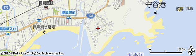 千葉県勝浦市興津47周辺の地図