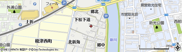 愛知県名古屋市中川区富田町大字榎津郷中1686周辺の地図