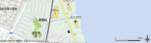 ユニクロ大津真野店周辺の地図
