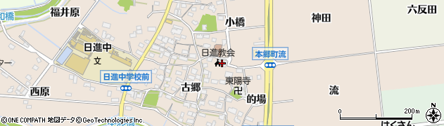 愛知県日進市本郷町古郷1328周辺の地図