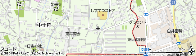 静岡県駿東郡長泉町中土狩320周辺の地図