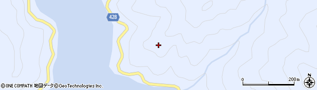 愛知県豊根村（北設楽郡）古真立（小野）周辺の地図