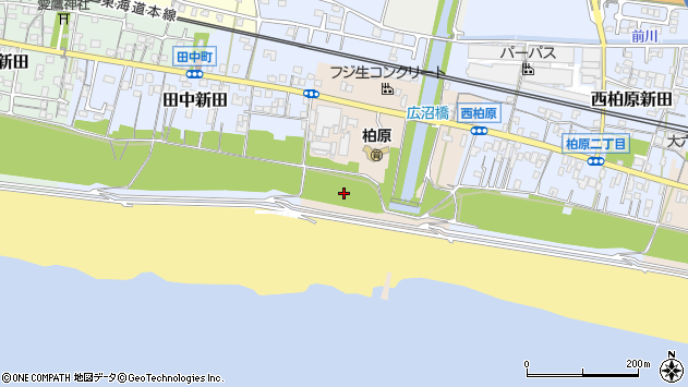〒417-0833 静岡県富士市沼田新田の地図