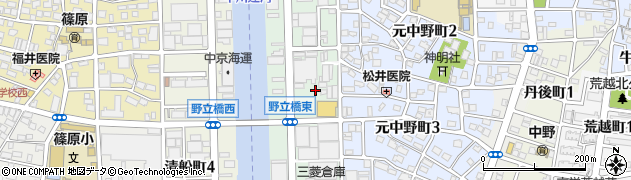 愛知県名古屋市中川区清川町4丁目周辺の地図