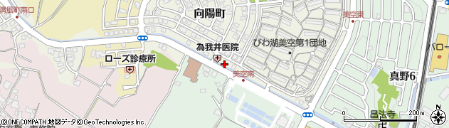滋賀県大津市向陽町1周辺の地図