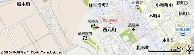 滋賀県近江八幡市西元町37周辺の地図