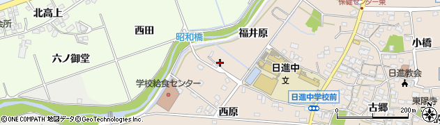 愛知県日進市本郷町福井原20周辺の地図