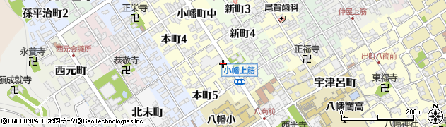 滋賀県近江八幡市小幡町（上）周辺の地図
