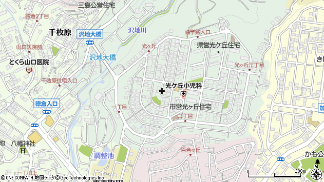 〒411-0029 静岡県三島市光ケ丘の地図