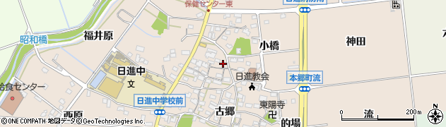 愛知県日進市本郷町古郷1382周辺の地図