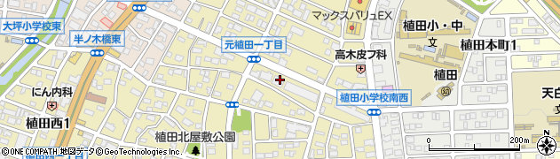 愛知県名古屋市天白区元植田周辺の地図
