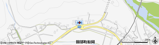 京都府南丹市園部町船岡（松尾）周辺の地図