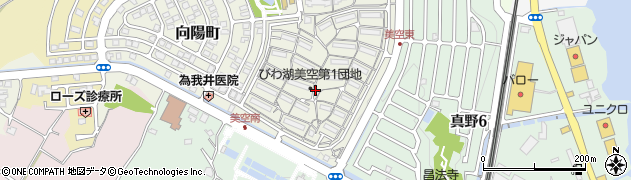 滋賀県大津市美空町1周辺の地図