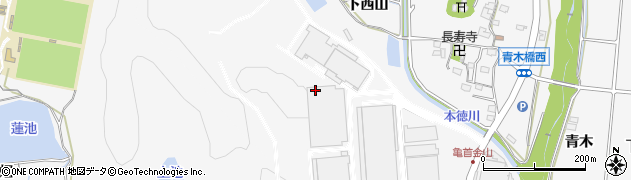 愛知県豊田市亀首町（下西山）周辺の地図