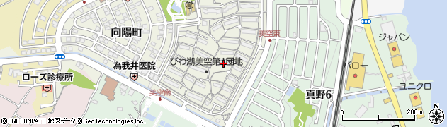 滋賀県大津市美空町1-11周辺の地図