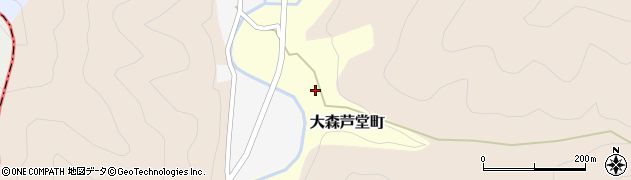 京都府京都市北区大森芦堂町周辺の地図