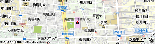 名古屋市博物館ミュージアムショップ周辺の地図