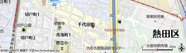 愛知県名古屋市熱田区千代田町周辺の地図