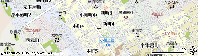 滋賀県近江八幡市小幡町周辺の地図