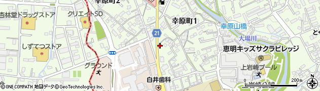三島幸原郵便局周辺の地図