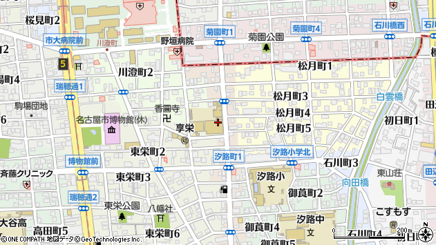 〒467-0003 愛知県名古屋市瑞穂区汐路町の地図
